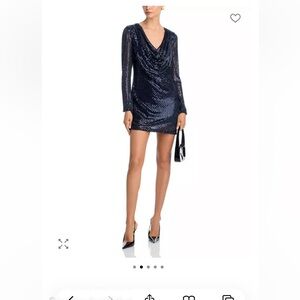 Ramy Brook Leon Sequined Mini Dress NWT sz 4